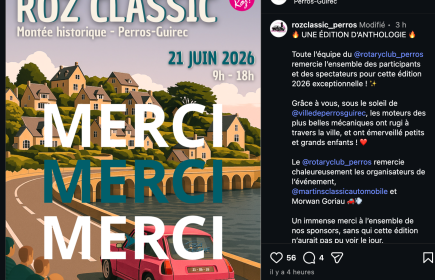 Grand succès pour la deuxième édition de la Roz Classic au bénfice des Pompiers de Perros et des enfants de Trestel